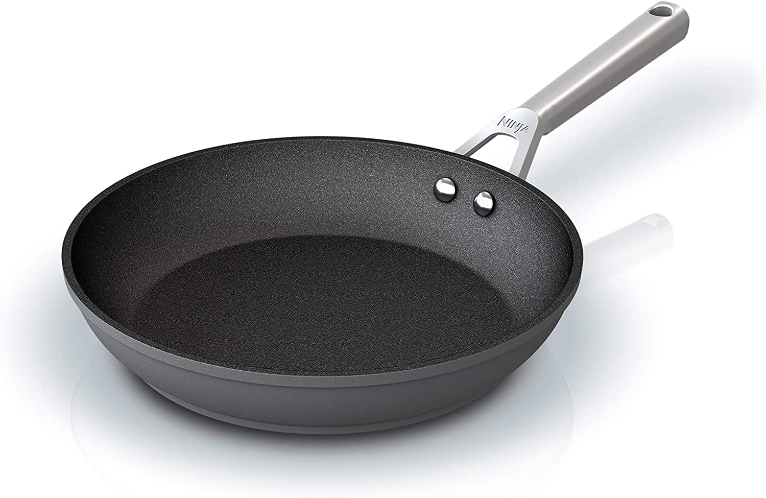 Ninja 10.25" Foodi NeverStick Premium Hard-Anodized, Nonstick, Durable & Oven Safe to 500�F Fry Pan, Slate Grey