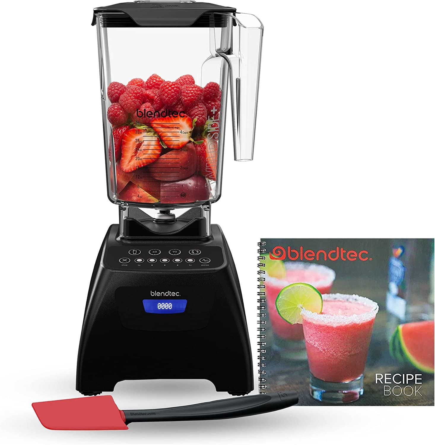 Blendtec Classic 575 Blender with 90oz WildSide+ Jar Black - Certified Refurbished