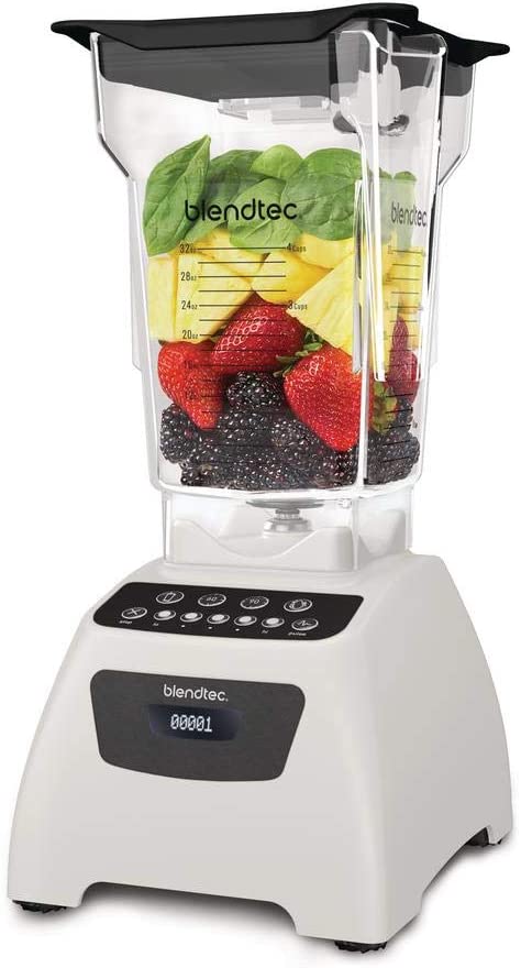 Blendtec Classic 575 Blender with 90oz WildSide+ Jar White - Certified Refurbished