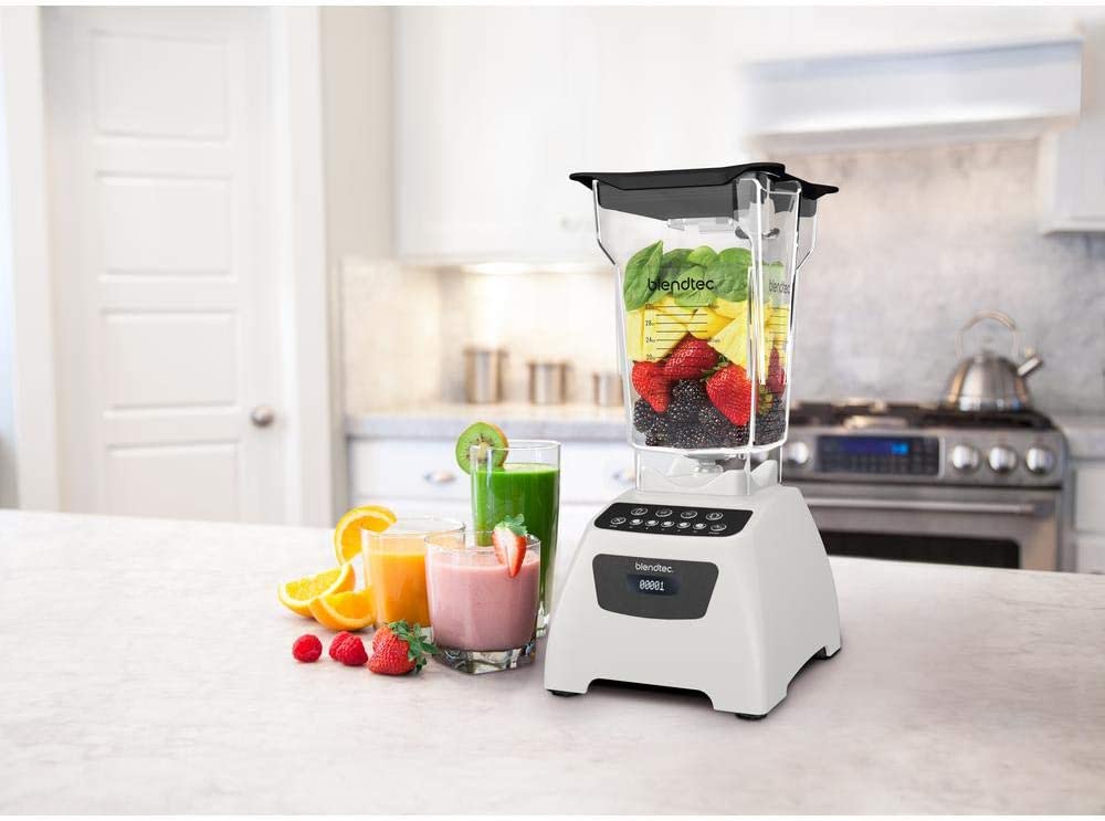 Blendtec Classic 575 Blender with 90oz WildSide+ Jar White - Certified Refurbished