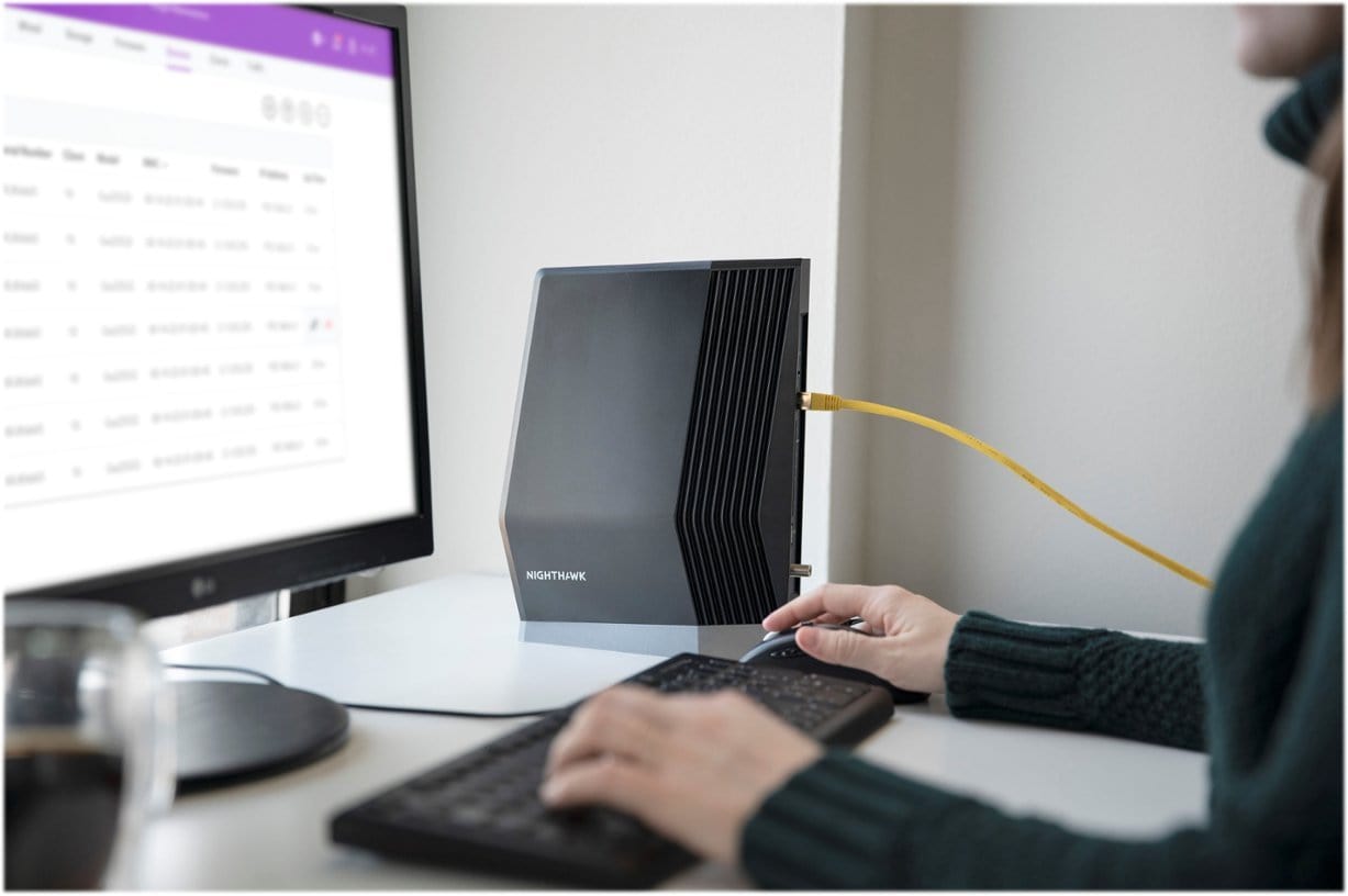 Netgear CAX80 Nighthawk AX6000 6Gbps DOCSIS 3.1 WiFi 6 Cable Modem - Certified Refurbished