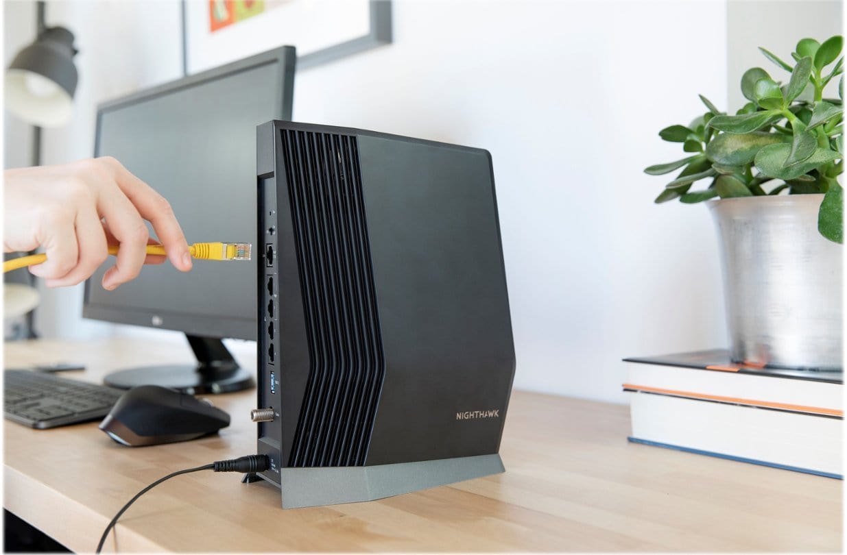 Netgear CAX80 Nighthawk AX6000 6Gbps DOCSIS 3.1 WiFi 6 Cable Modem - Certified Refurbished