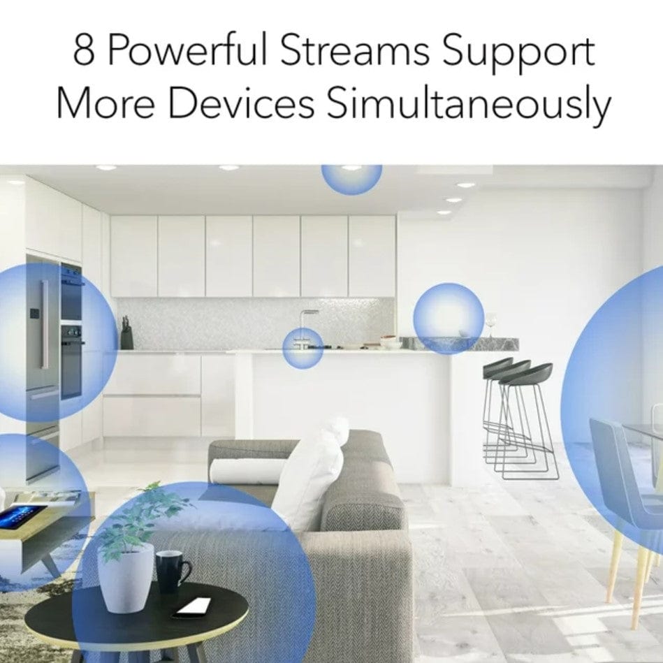 Netgear CAX80 Nighthawk AX6000 6Gbps DOCSIS 3.1 WiFi 6 Cable Modem - Certified Refurbished