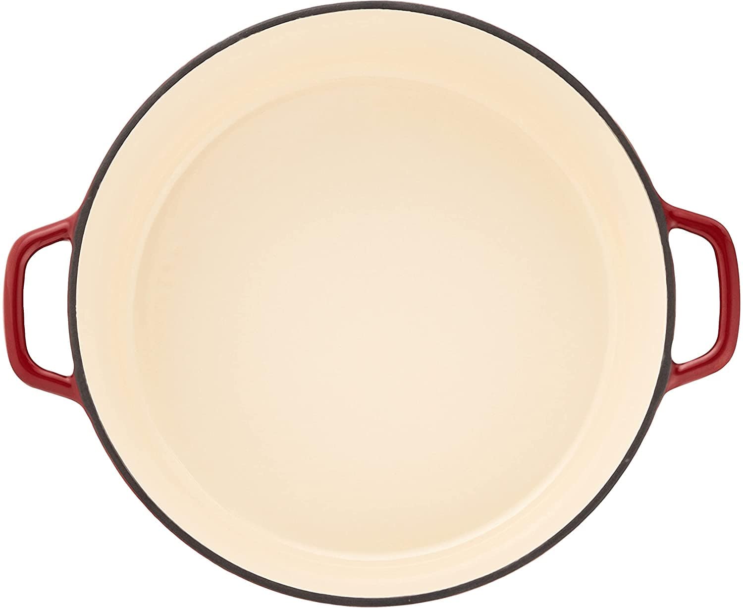 Cuisinart Chef's Classic Enameled Cast Iron 7-Quart Round Covered Casserole, Cardinal Red