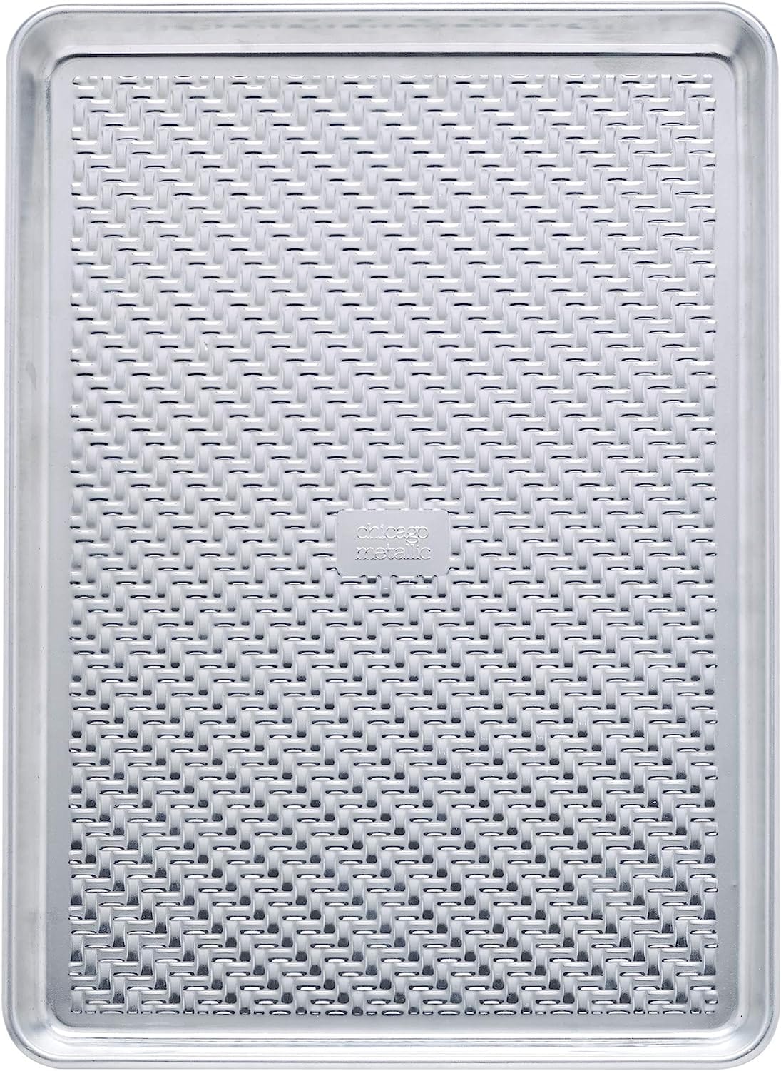 Chicago Metallic 13"x18" Uncoated Textured Aluminum Large Cookie/Baking Sheet, Silver