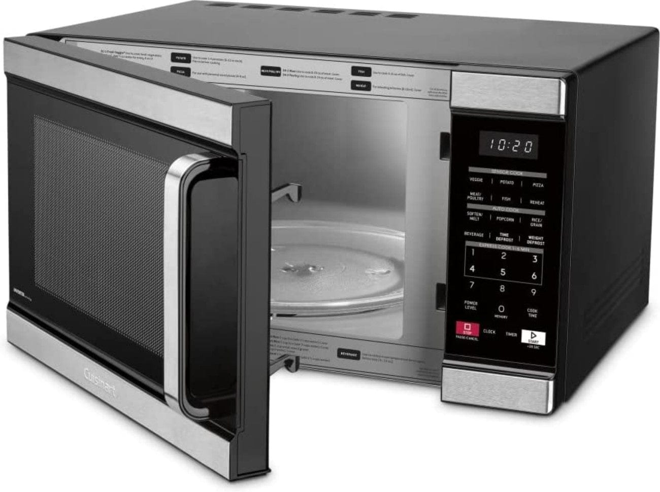 Cuisinart Stainless Steel Humidity Sensor Microwave Oven - Certified Refurbished
