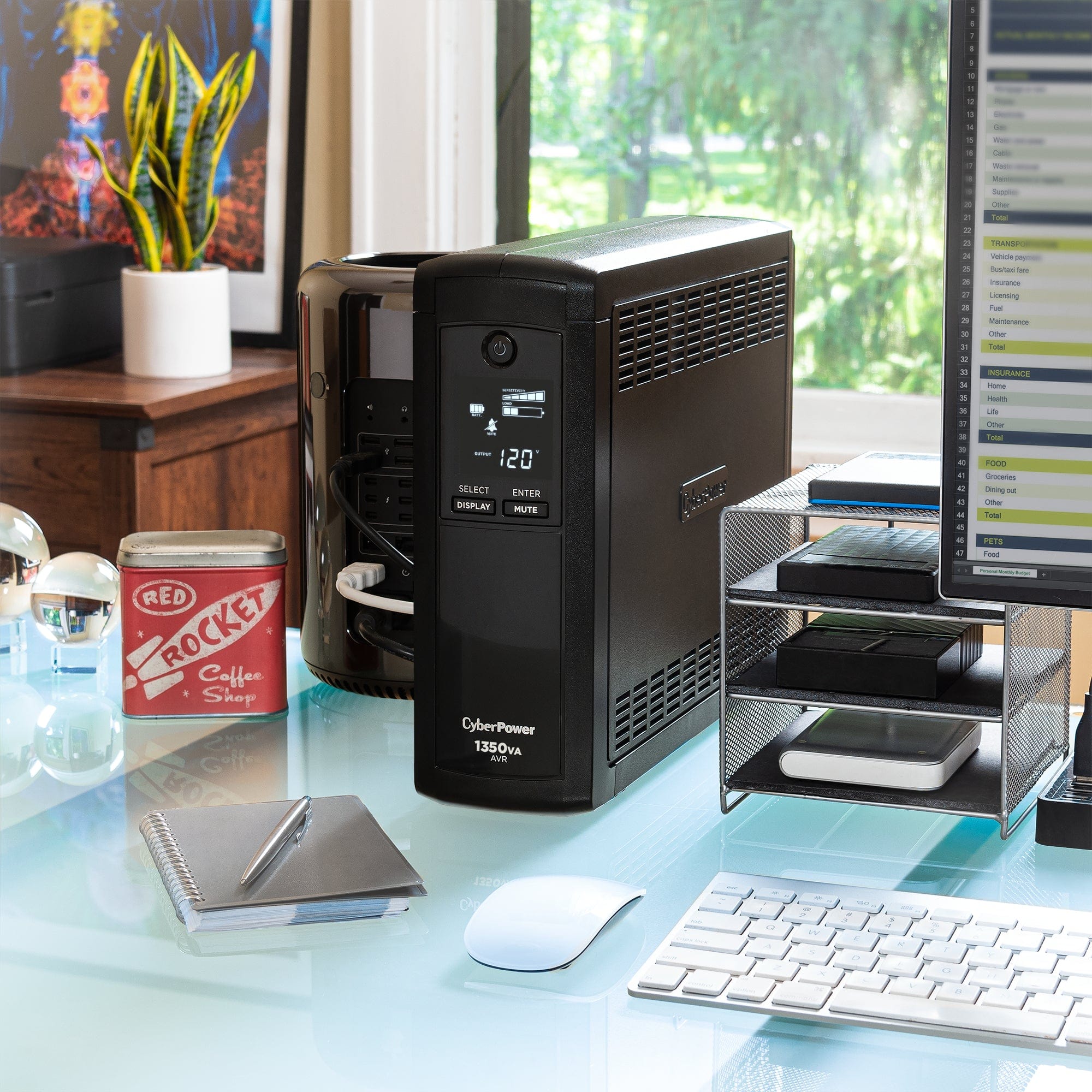 CyberPower CP1350AVRLCD Intelligent LCD UPS System - New Battery Certified Refurbished