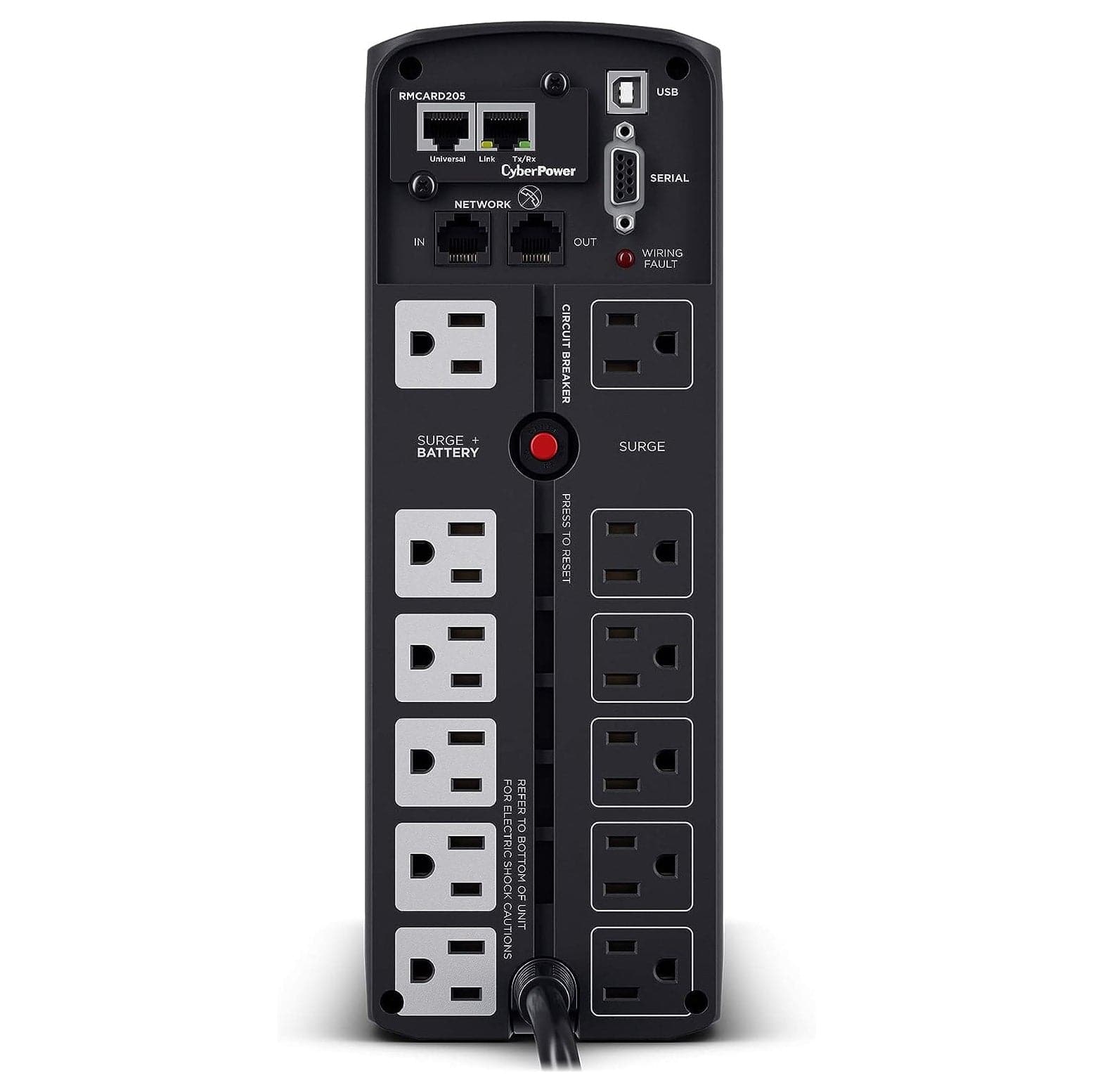 CyberPower 1500 VA / 1000W PFC Sinewave UPS, New Battery - Certified Refurbished