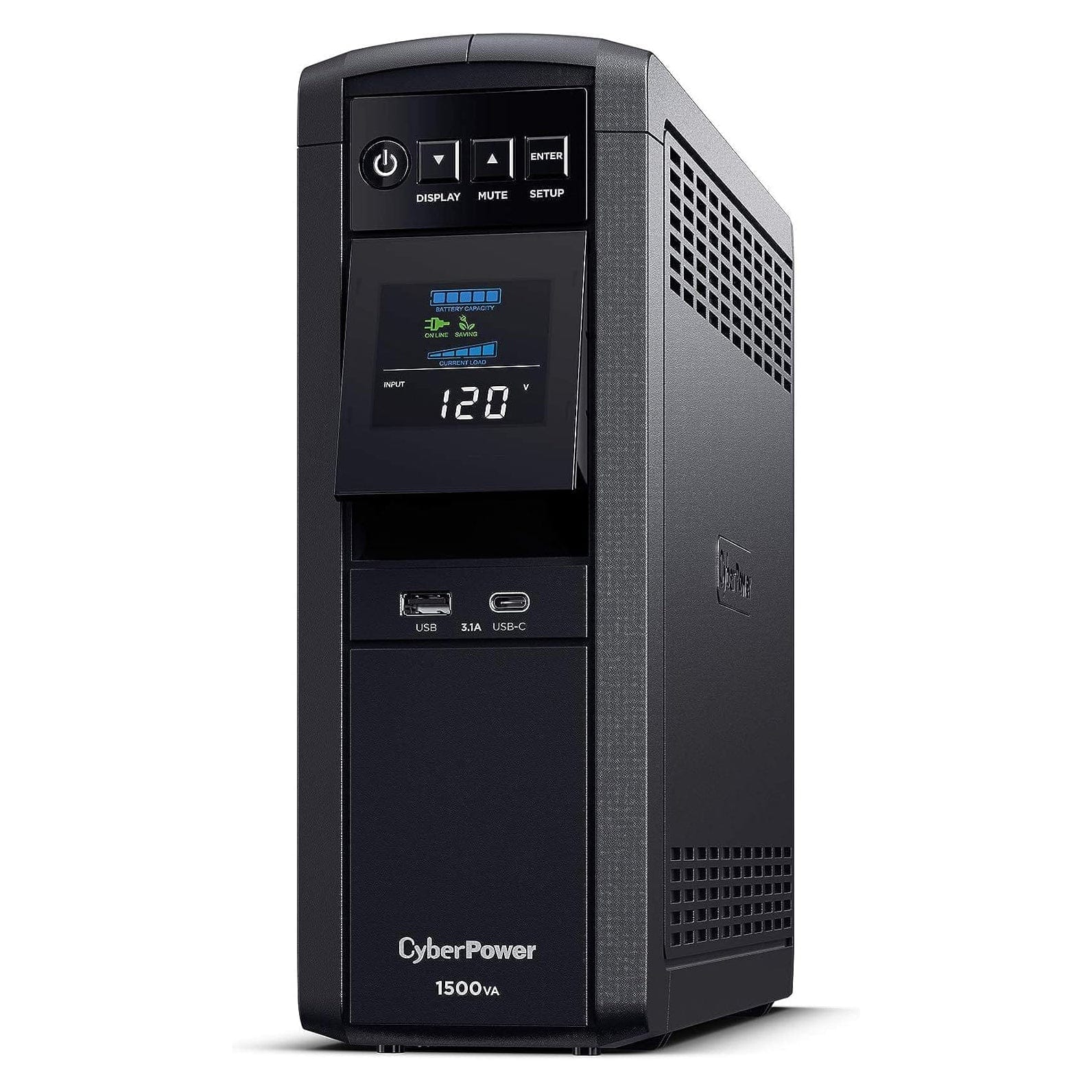 CyberPower 1500 VA / 1000W PFC Sinewave UPS, New Battery - Certified Refurbished