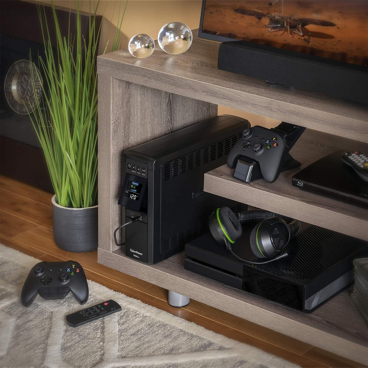 CyberPower 1500 VA / 1000W PFC Sinewave UPS, New Battery - Certified Refurbished