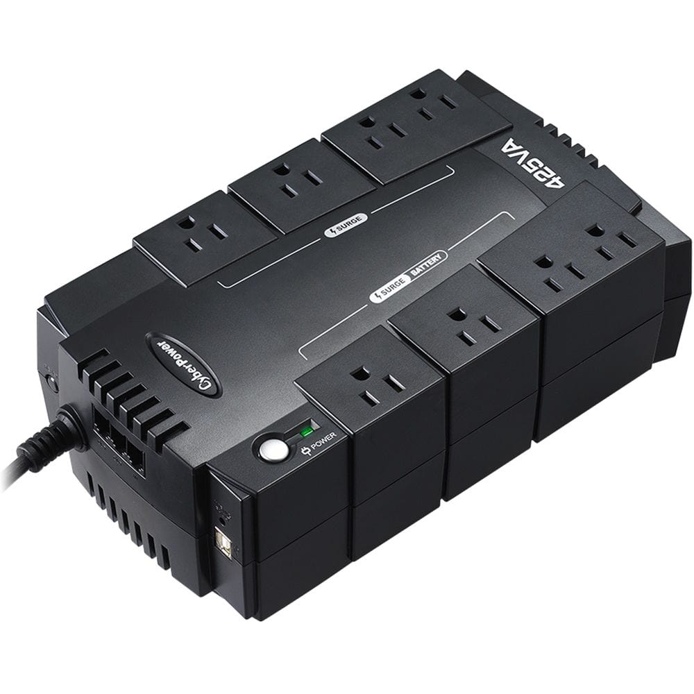 CyberPower 425VA/255W, 8 Outlets, Compact Standby UPS System - Certified Refurbished