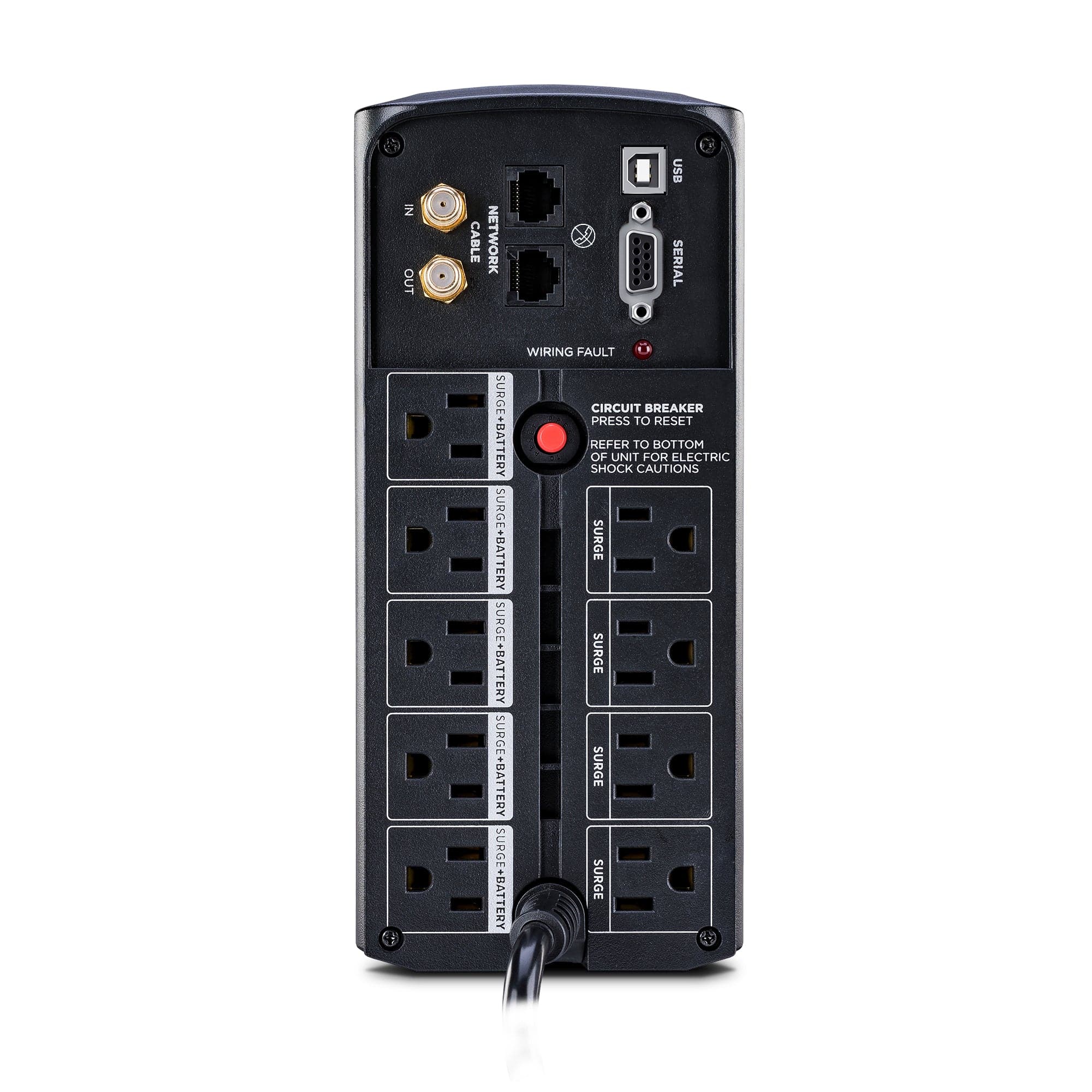 CyberPower 850 VA 510 Watts 9 Outlets UPS - Certified Refurbished