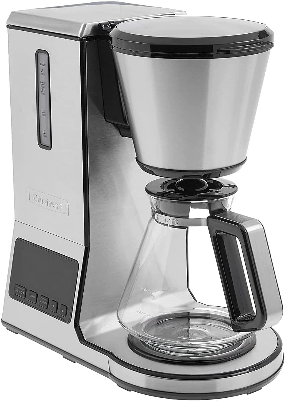 Cuisinart PurePrecision 8-Cup Pour-Over Coffee Brewer with Glass Carafe, Silver - Certified Refurbished