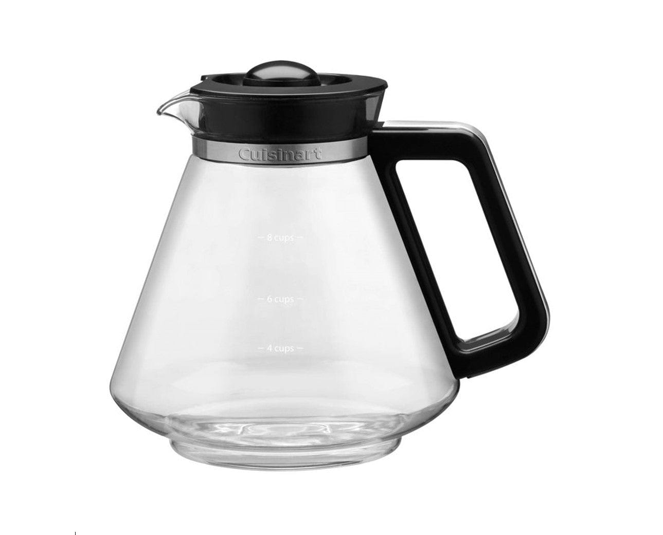 Cuisinart PurePrecision 8-Cup Pour-Over Coffee Brewer with Glass Carafe, Silver - Certified Refurbished