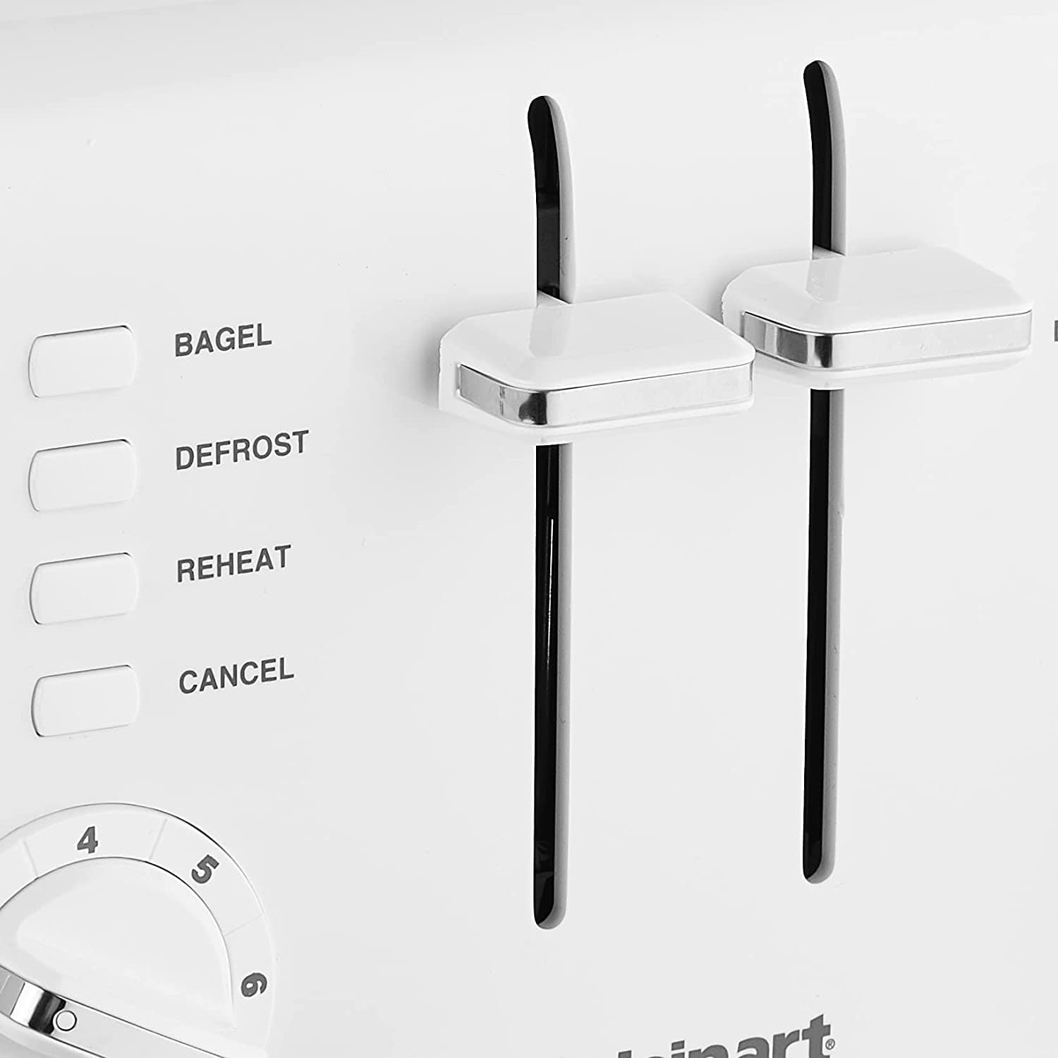 Cuisinart Contemporary Compact 4-Slice Toaster, White - Certified Refurbished