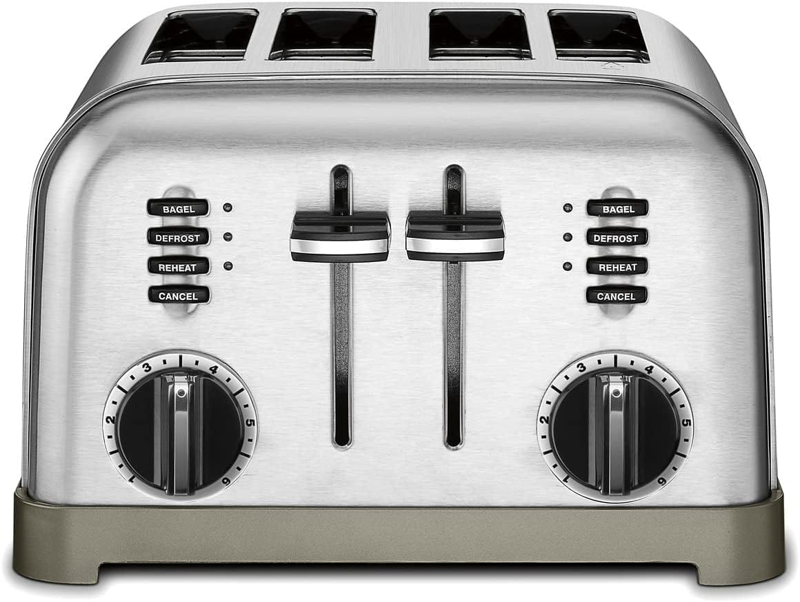 Cuisinart 4-Slice Toaster Oven, Brushed Stainless - Certified Refurbished