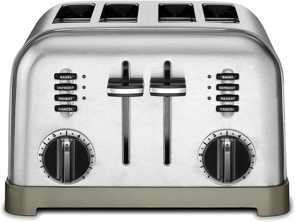 Cuisinart CPT-180P1 Classic 4-Slice Toaster Brushed Stainless - Certified Refurbished