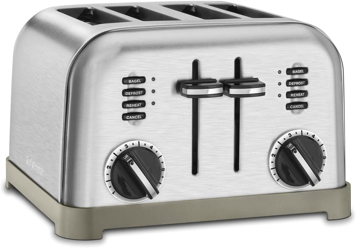 Cuisinart 4-Slice Toaster Oven, Brushed Stainless - Certified Refurbished