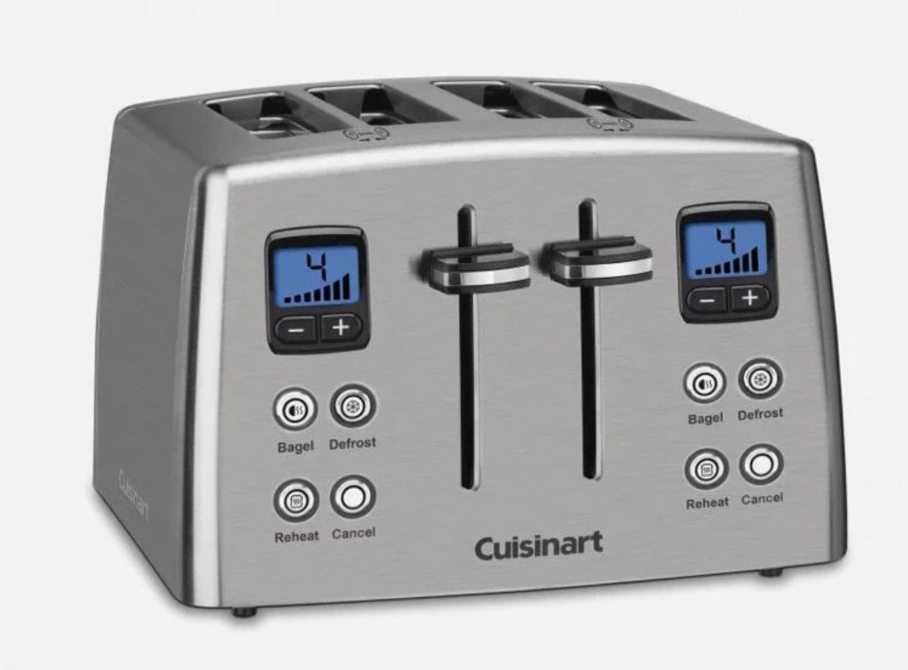 Cuisinart 4-Slice Metal Toaster, 7 Shade Settings - Certified Refurbished