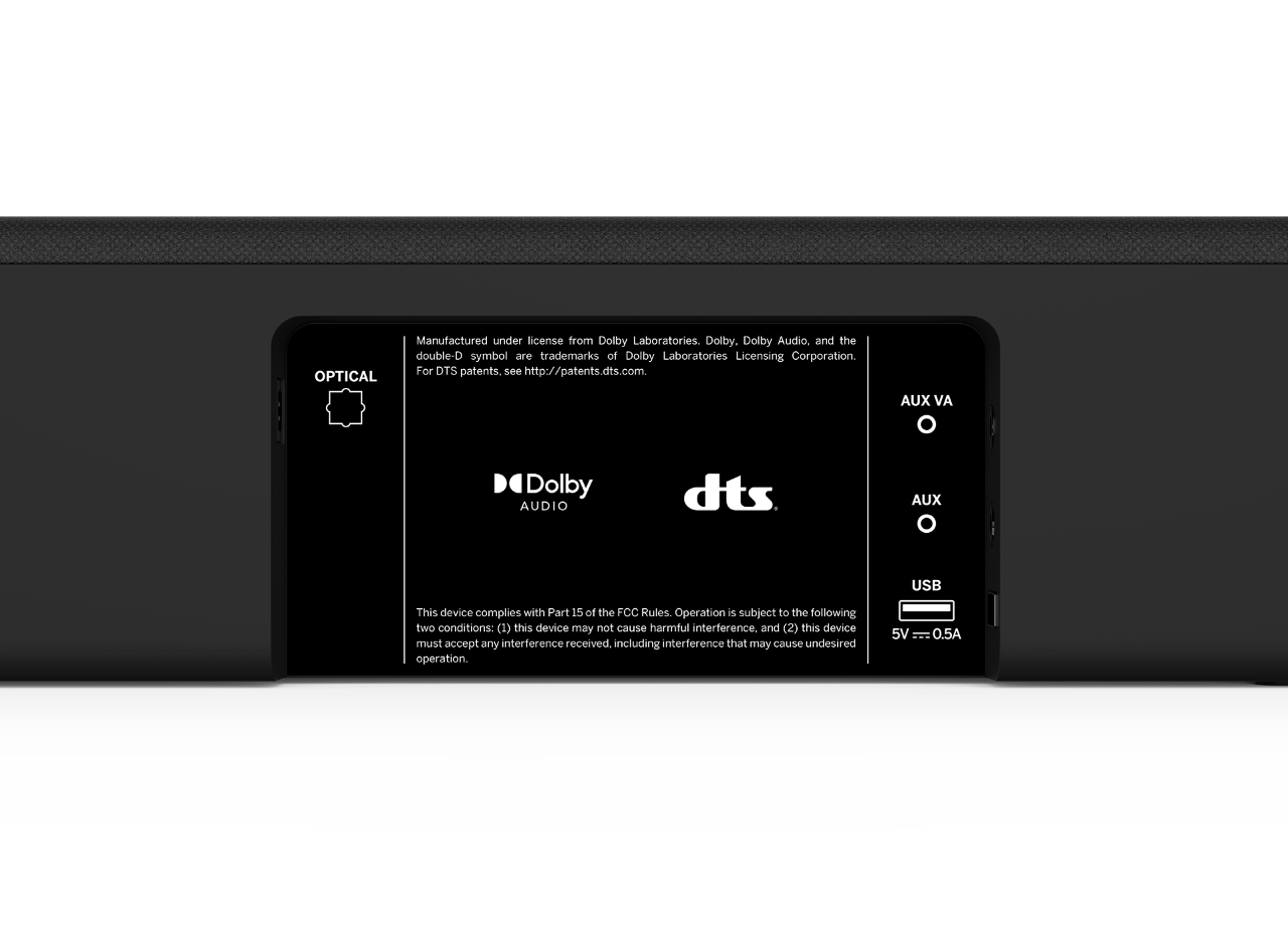 Vizio 32" 2.1 Home Theater Sound Bar with DTS Virtual:X, Wireless Subwoofer, Bluetooth, Voice Assistant Compatible, Black