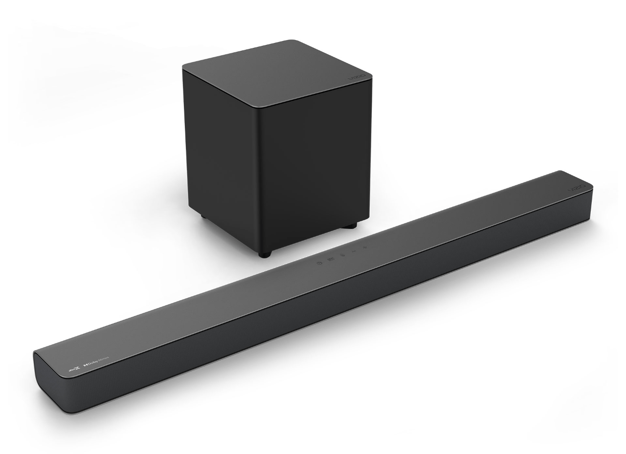 Vizio 36" M-Series 2.1 Immersive Sound Bar with 5 High-Performance Speakers, Dolby Atmos, DTS:X, Wireless Subwoofer, Black