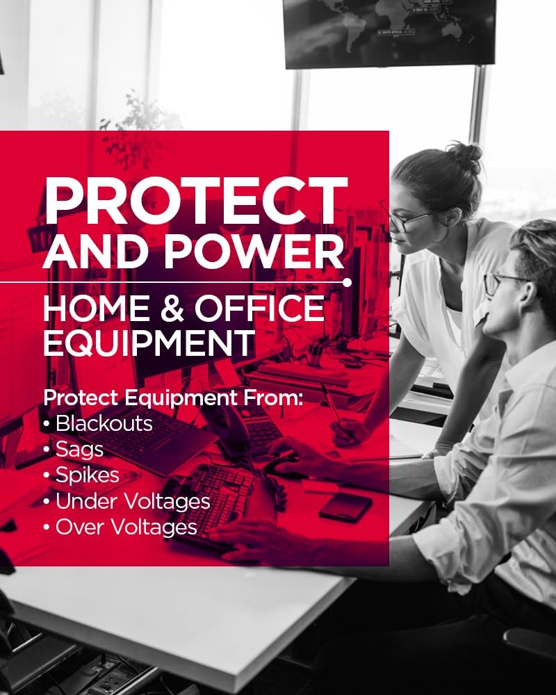 CyberPower CST135UC 1350VA/810Watts Simulated Sine Wave Mini-Tower UPS System - Certified Refurbished