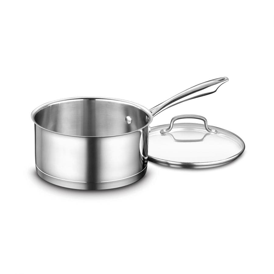 Cuisinart 3 Quart Saucepan, Silver