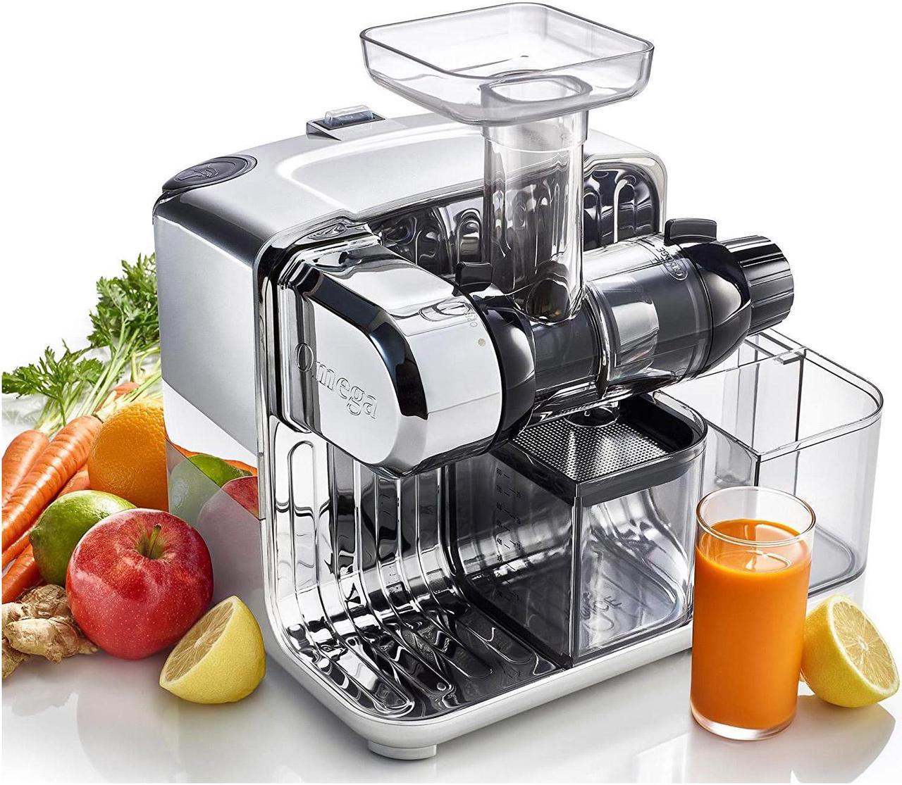 Omega Cube Slow Masticating Compact Design 200W Juicer Nutrition Center - Certified Refurbished