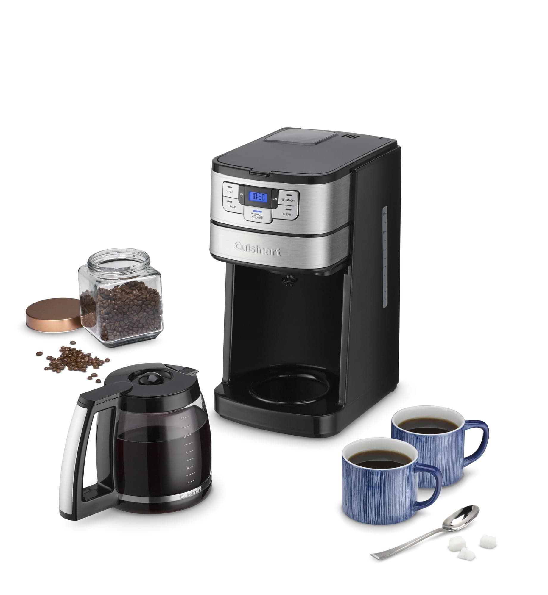 Cuisinart Automatic Grind & Brew 12 Cup Coffee Maker, Black
