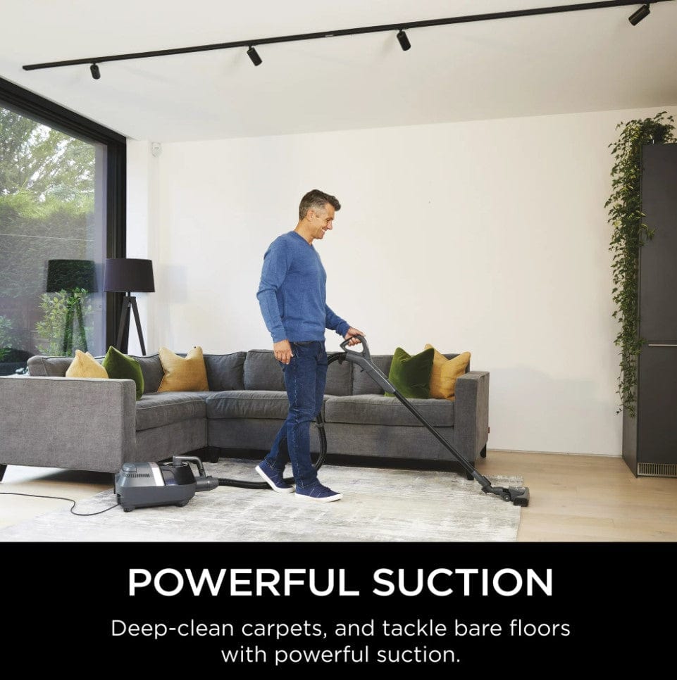 Shark Bagless Corded with Self-Cleaning Brushroll Canister Vacuum, Grey