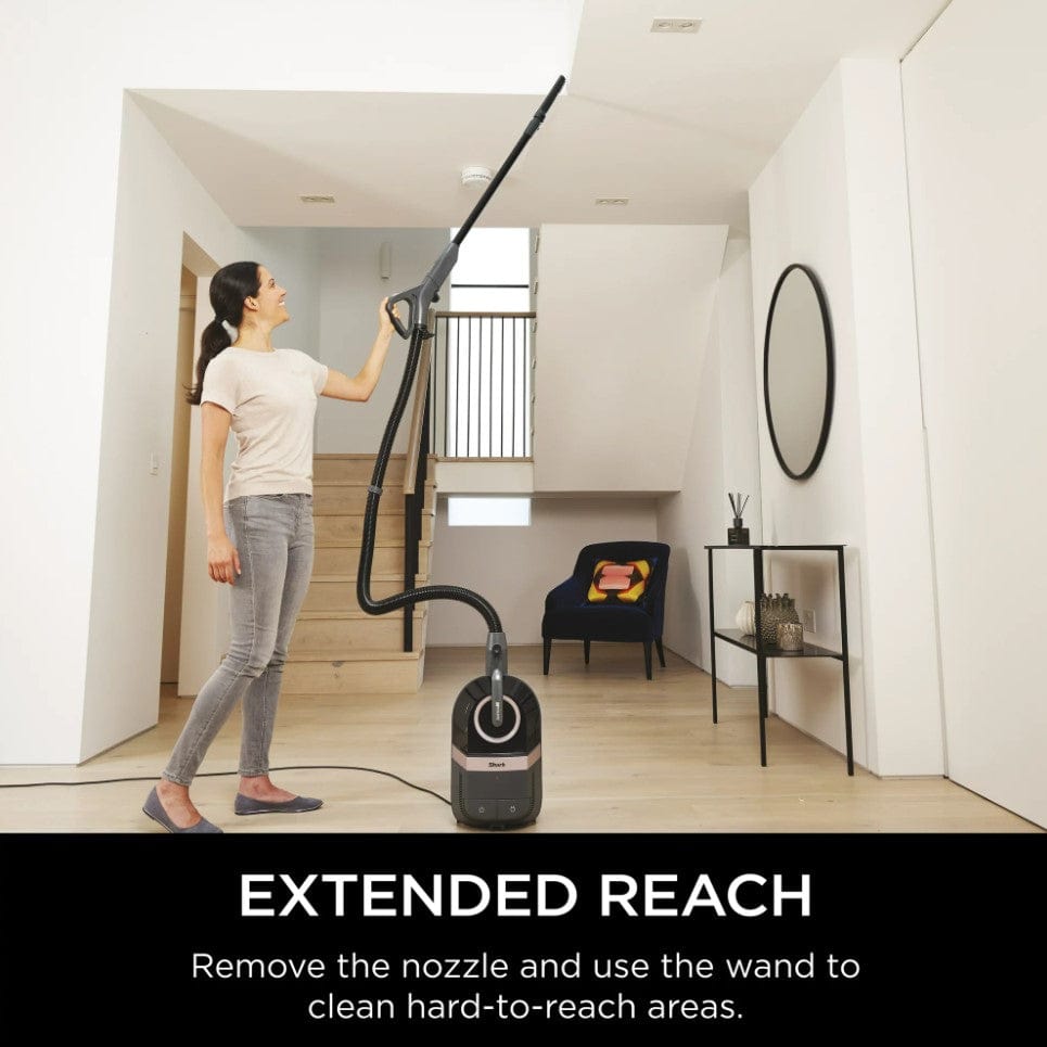 Shark Bagless Corded with Self-Cleaning Brushroll Canister Vacuum, Grey