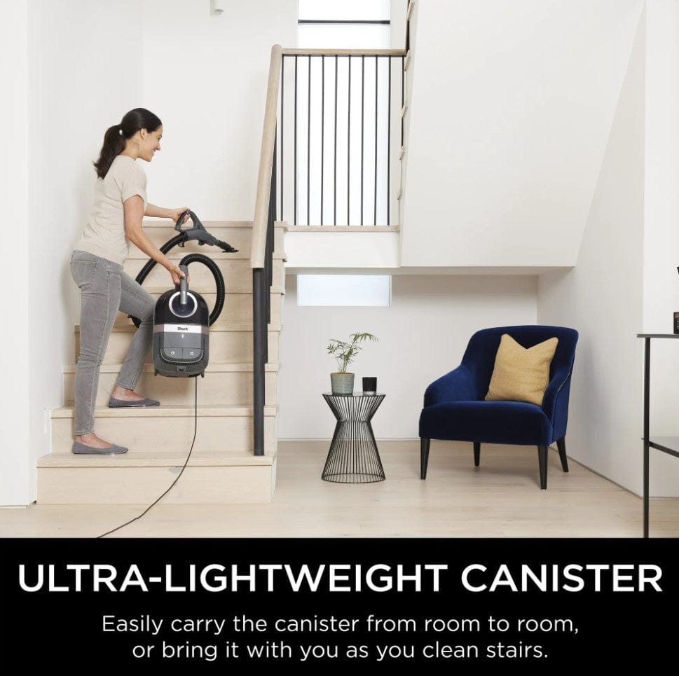 Shark Bagless Corded with Self-Cleaning Brushroll Canister Vacuum, Grey