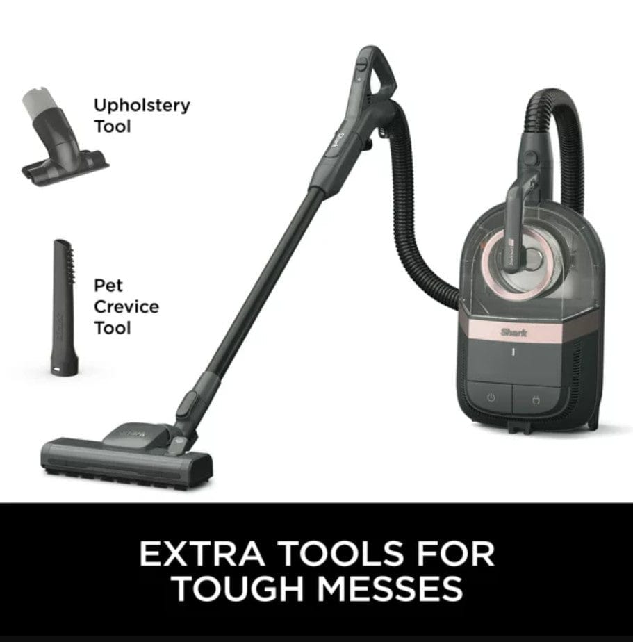 Shark Bagless Corded with Self-Cleaning Brushroll Canister Vacuum, Grey