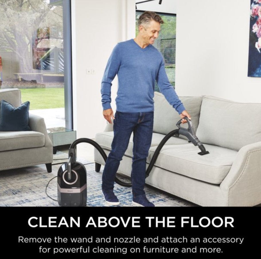 Shark Bagless Corded with Self-Cleaning Brushroll Canister Vacuum, Grey