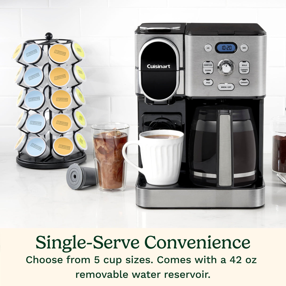 Cuisinart Coffee Center® 2-in-1 Coffee Maker, Silver