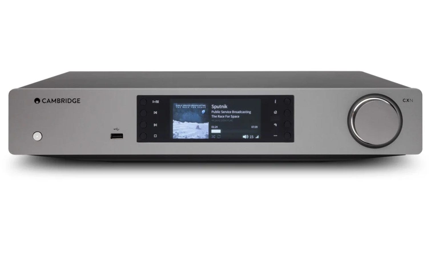 Cambridge Audio Stereo Network Streamer All-in-One Wireless Media Streaming with WiFi Lunar Grey - Certified Refurbished