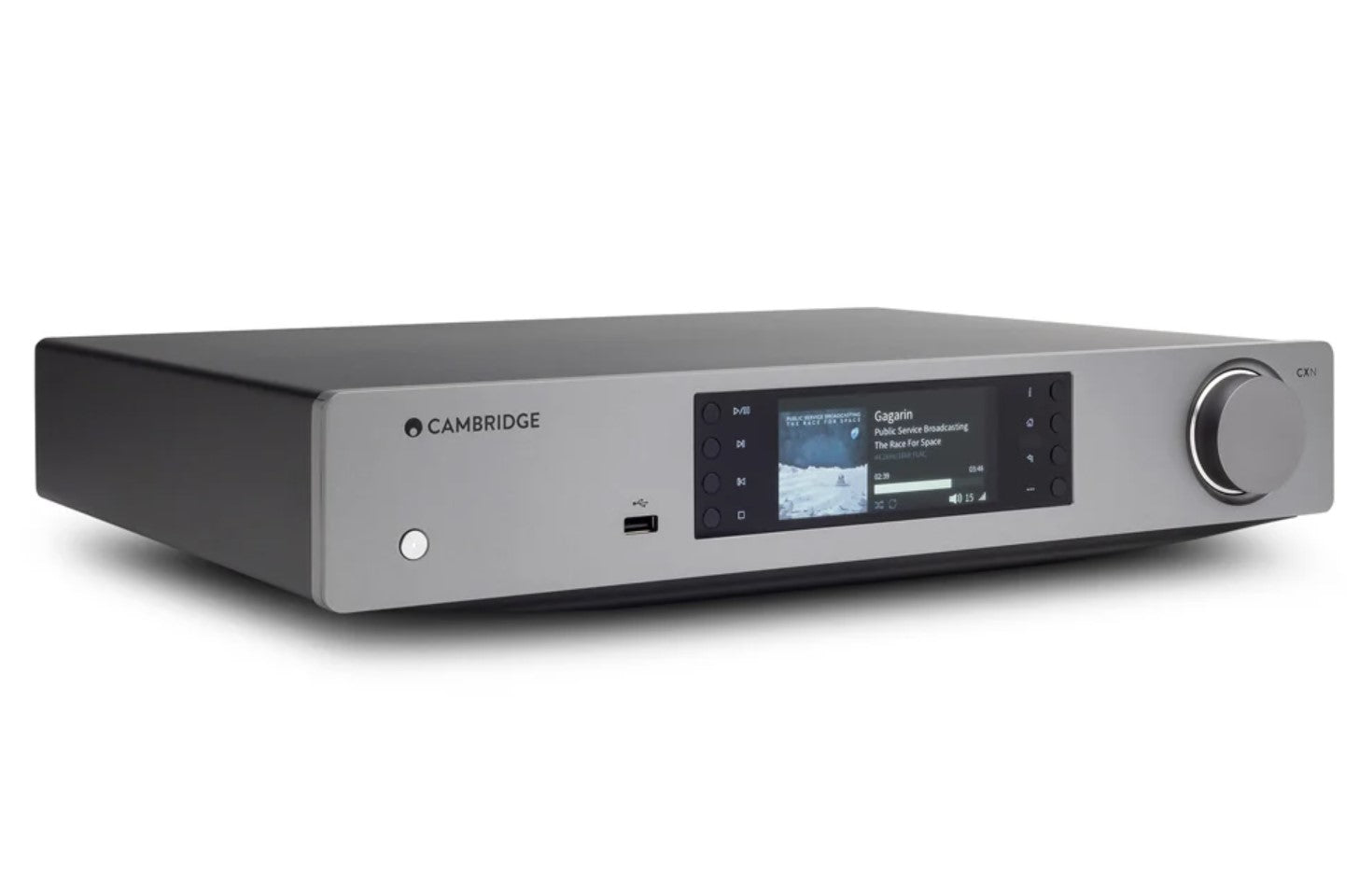 Cambridge Audio CXNV2-RB Stereo Network Streamer All-in-One Wireless Media Streaming with WiFi Lunar Grey - Certified Refurbished