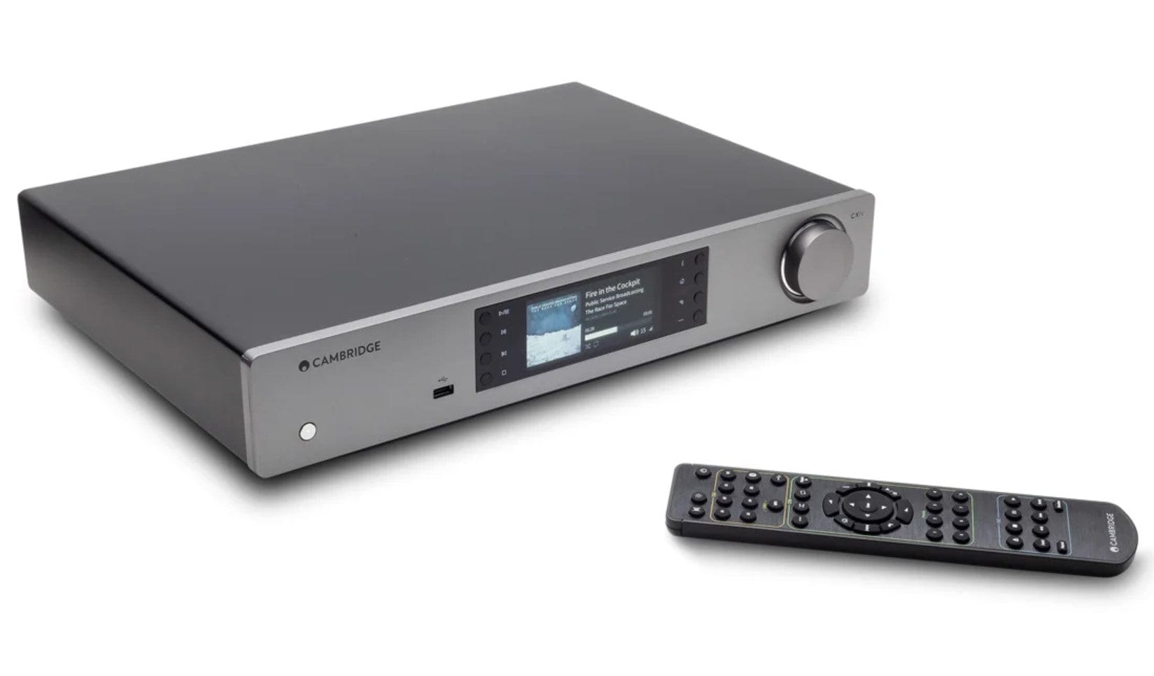 Cambridge Audio Stereo Network Streamer All-in-One Wireless Media Streaming with WiFi Lunar Grey - Certified Refurbished