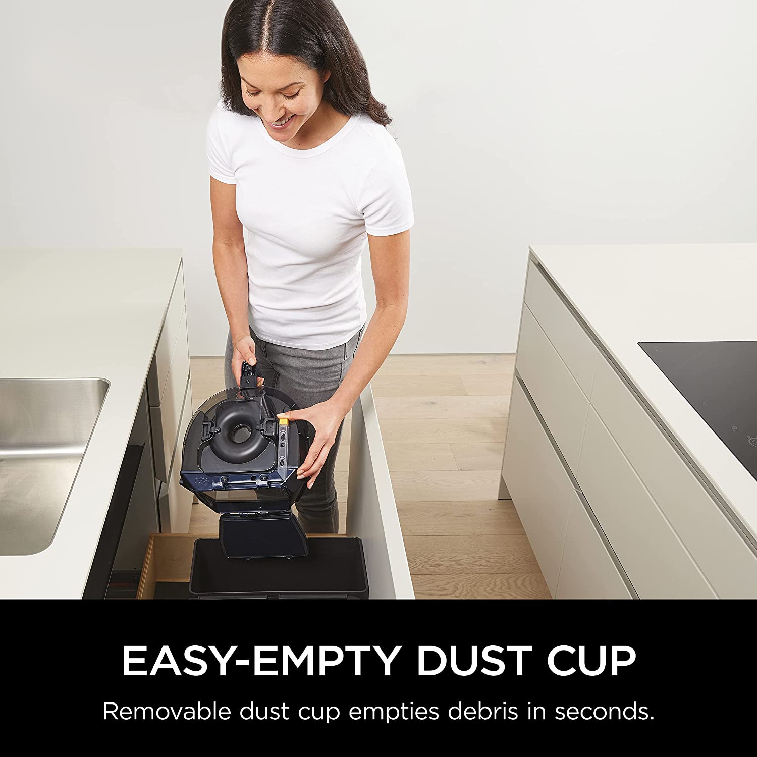 Shark Canister Pet Bagless Corded Vacuum Navy/Silver