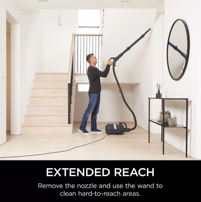 Shark Canister Pet Bagless Corded Vacuum Navy/Silver