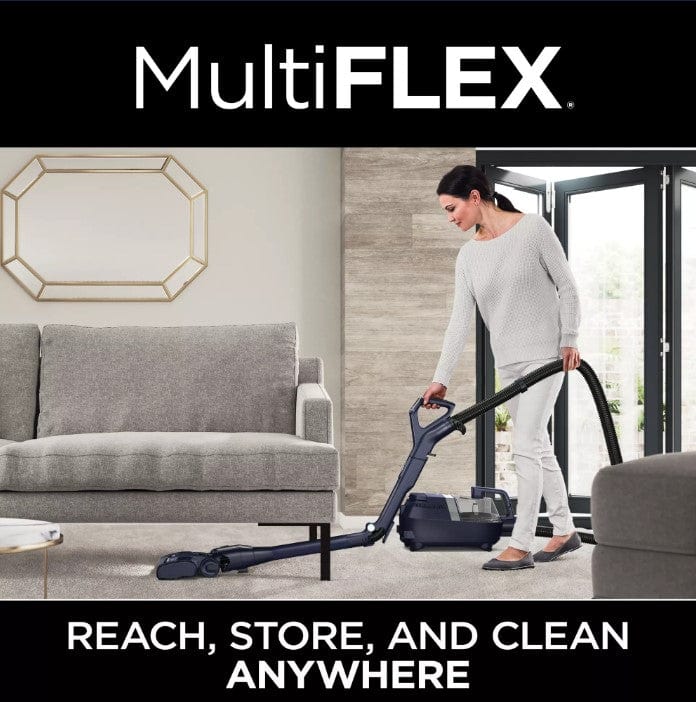 Shark Canister Pet Bagless Corded Vacuum Navy/Silver