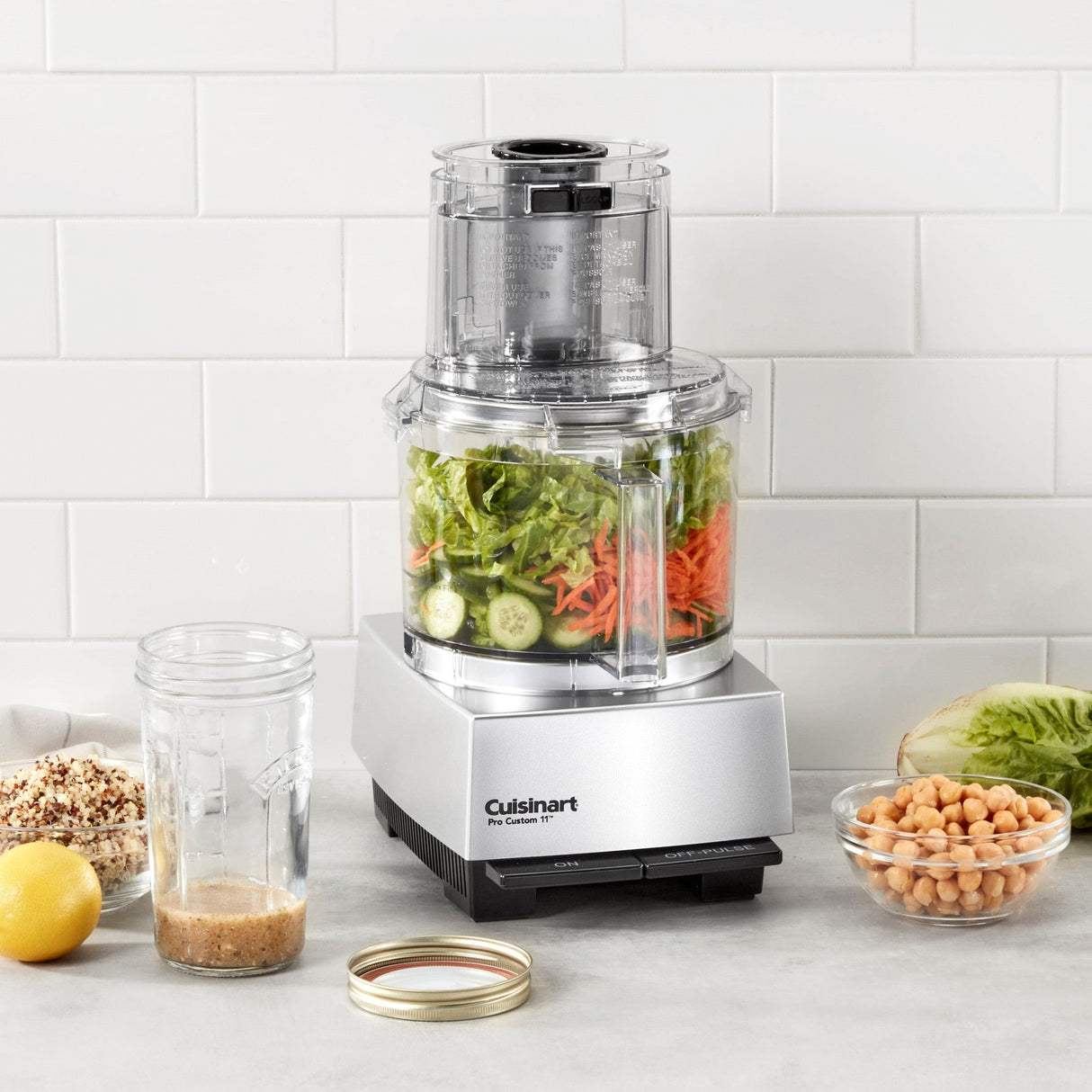 Cuisinart Pro Custom 11 Cup Food Processor, Brushed Chrome