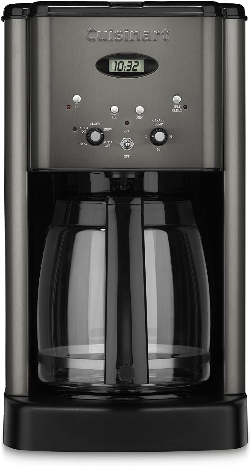 Cuisinart Brew Central 12-Cup Brew Pause, Programmable Coffeemaker Black - Certified Refurbished