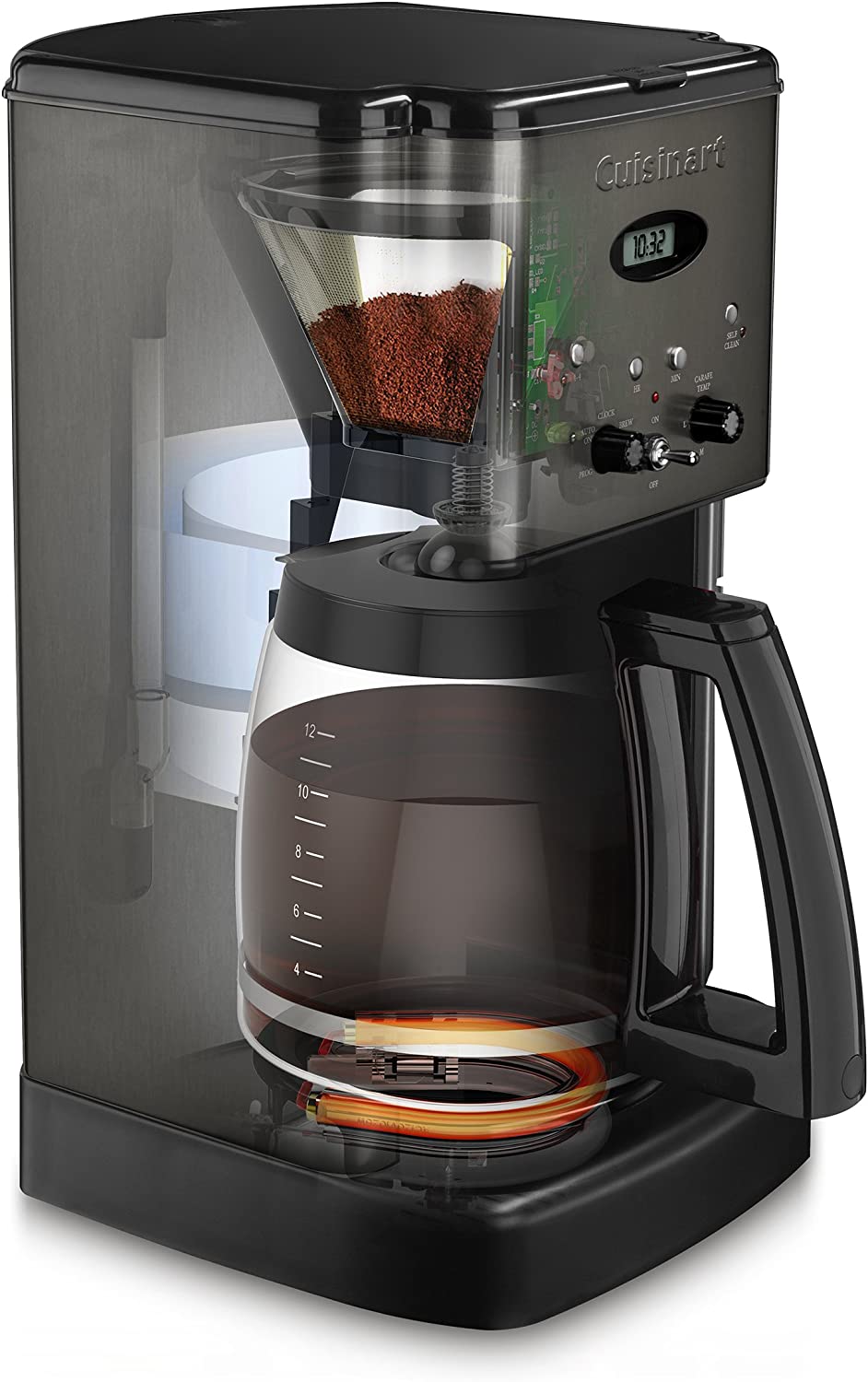 Cuisinart Brew Central 12-Cup Brew Pause, Programmable Coffeemaker Black - Certified Refurbished