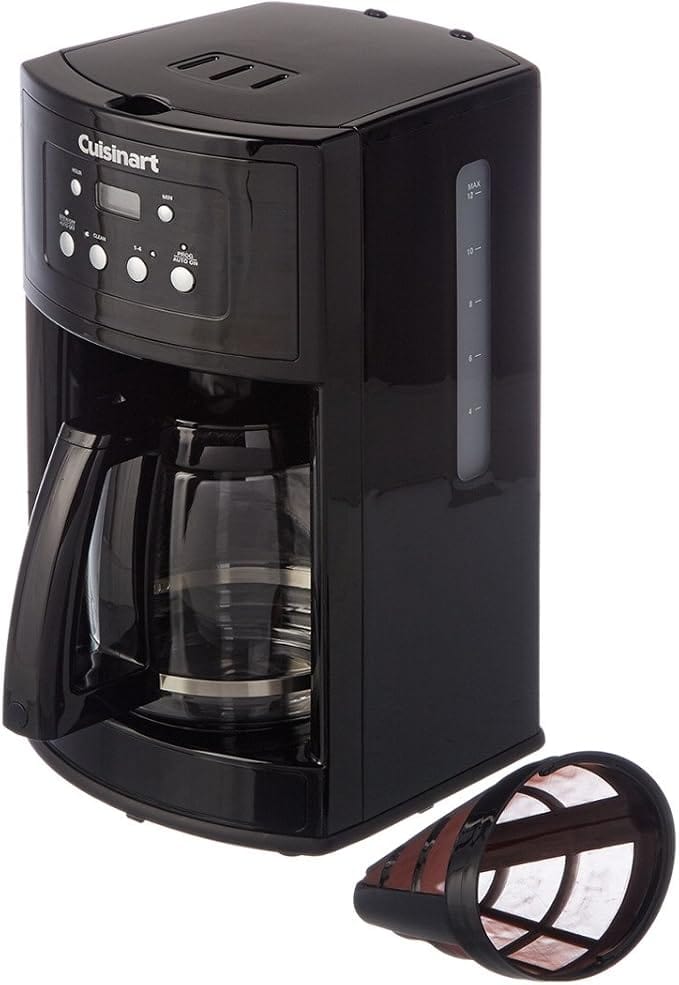 Cuisinart Programmable Coffee Maker, Black - Certified Refurbished