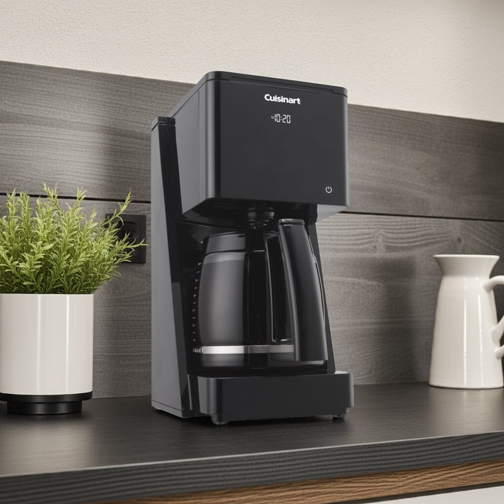 Cuisinart 14-Cup Programmable Coffeemaker Touchscreen, Black - Certified Refurbished