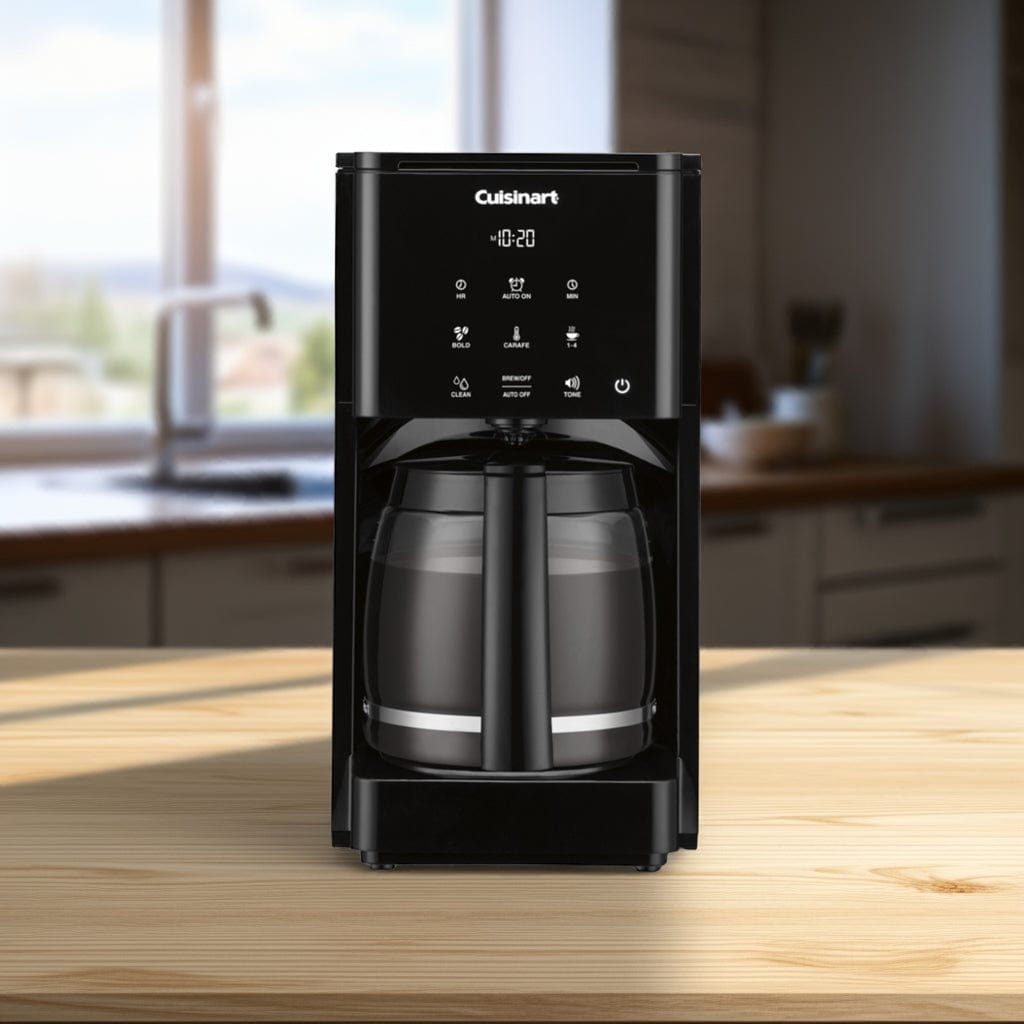 Cuisinart 14-Cup Programmable Coffeemaker Touchscreen, Black - Certified Refurbished