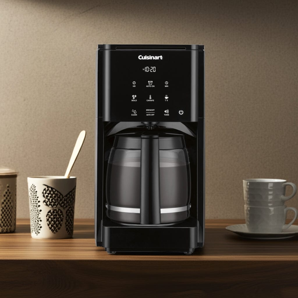 Cuisinart 14-Cup Programmable Coffeemaker Touchscreen, Black - Certified Refurbished