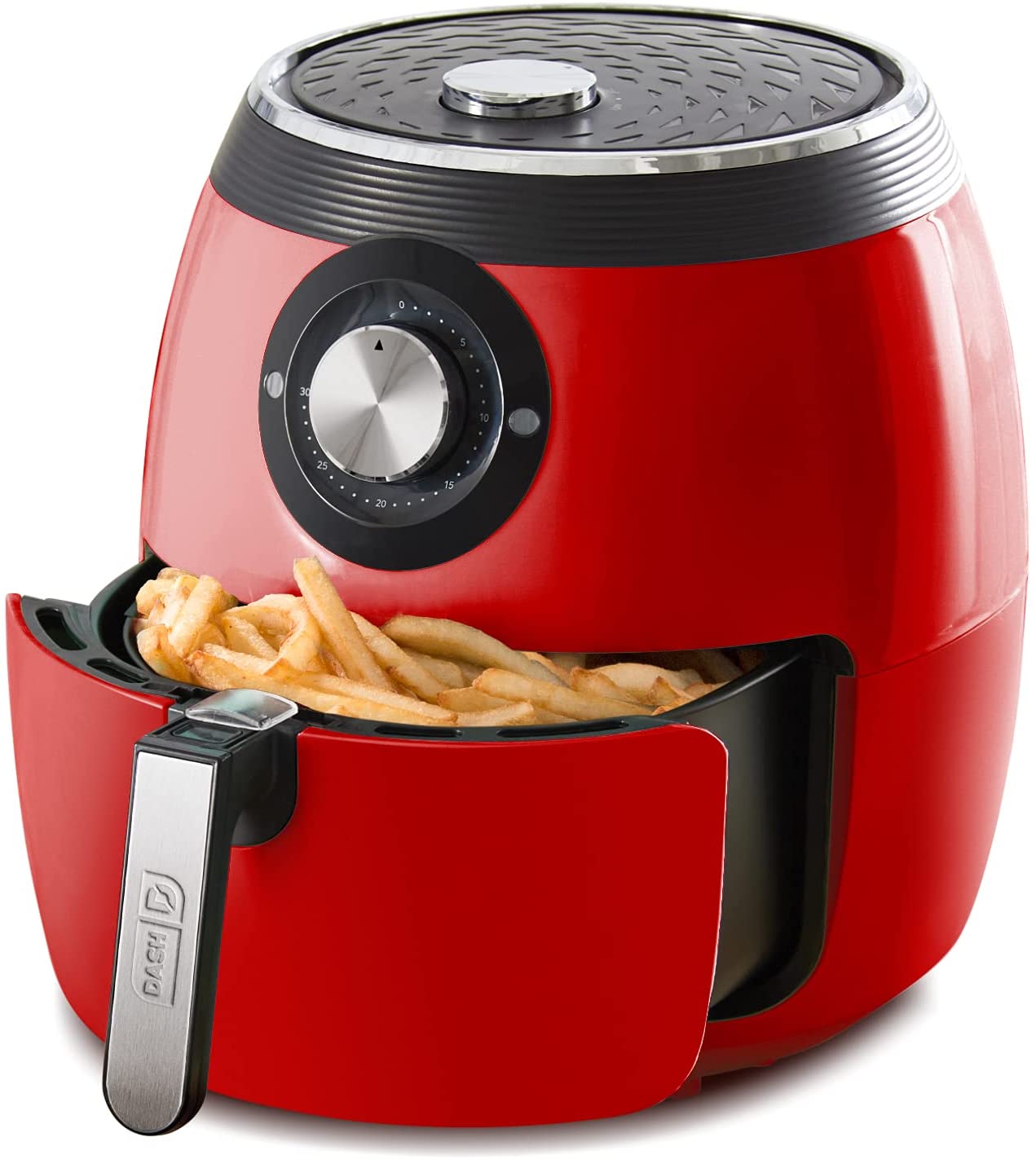 Dash Deluxe Air Fryer 6QT. Red - Certified Refurbished