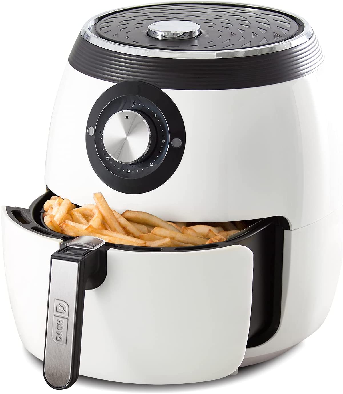 Dash Deluxe Air Fryer 6QT. White - Certified Refurbished